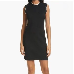 Rebecca Taylor whipstitch sleeveless dress